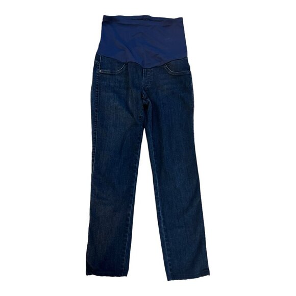 James Jeans Boyfriend Ext Maternity Jeans Blue Denim Size 31 - Picture 1 of 3